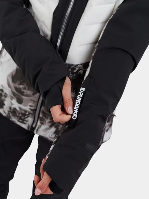 geaca de schi matlasata pt. femei Fundango Salina Padded Jacket alb 6