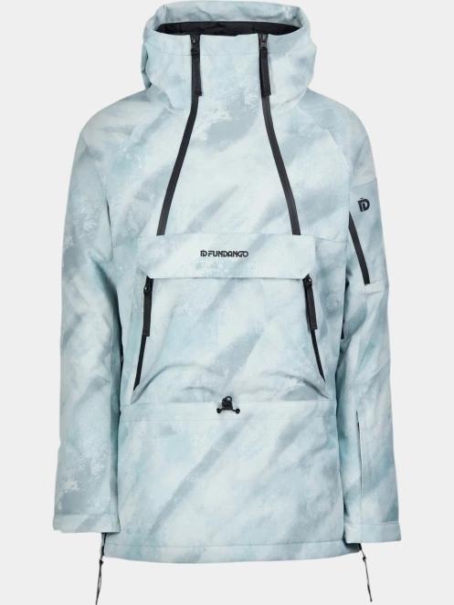 geaca de schi pt. femei Fundango Hooper ECO Anorak albastru deschis 10