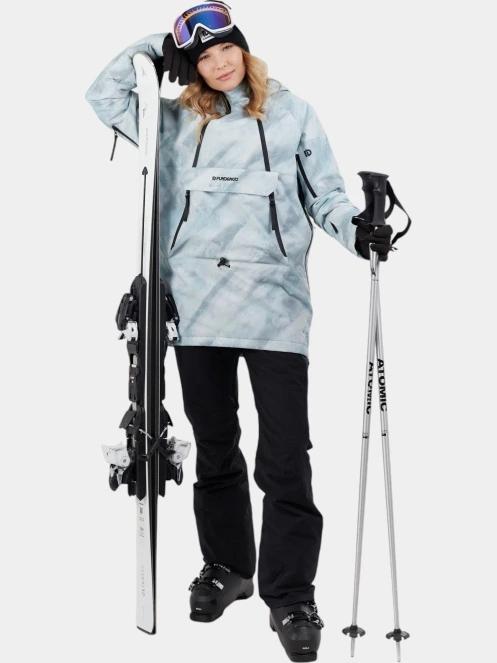 geaca de schi pt. femei Fundango Hooper ECO Anorak albastru deschis 4