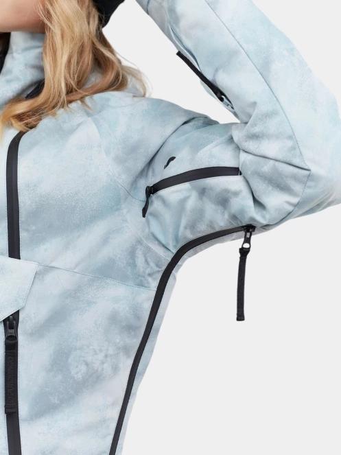 geaca de schi pt. femei Fundango Hooper ECO Anorak albastru deschis 7