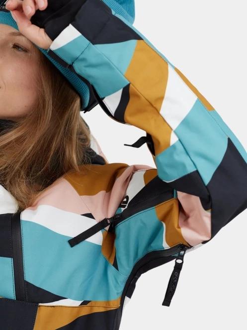 jacheta hanorac pt. femei Fundango Hooper ECO Anorak galben 8