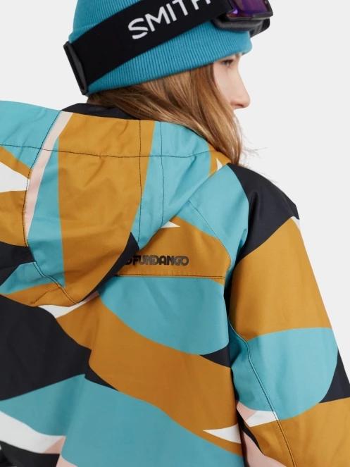 jacheta hanorac pt. femei Fundango Hooper ECO Anorak galben 10