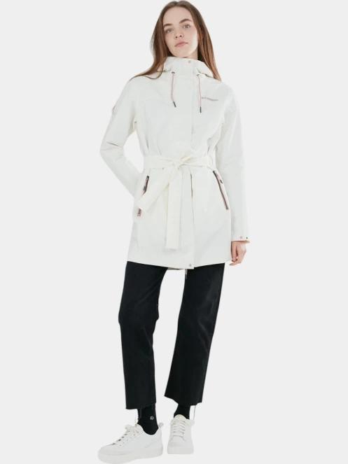 haine de ploaie pt. femei Fundango Regina II Waterproof Trench Jacket nisip 4