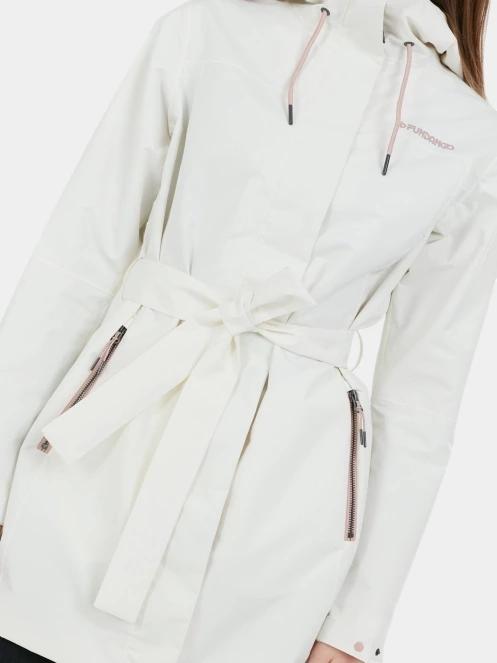 haine de ploaie pt. femei Fundango Regina II Waterproof Trench Jacket nisip 5