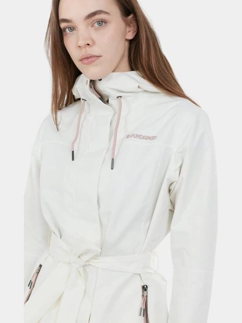 haine de ploaie pt. femei Fundango Regina II Waterproof Trench Jacket nisip 6