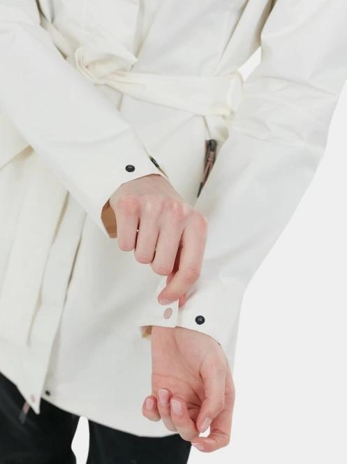 haine de ploaie pt. femei Fundango Regina II Waterproof Trench Jacket nisip 7