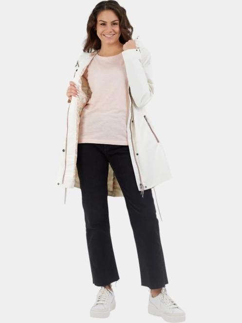 haine de ploaie pt. femei Fundango Regina II Waterproof Trench Jacket nisip 9