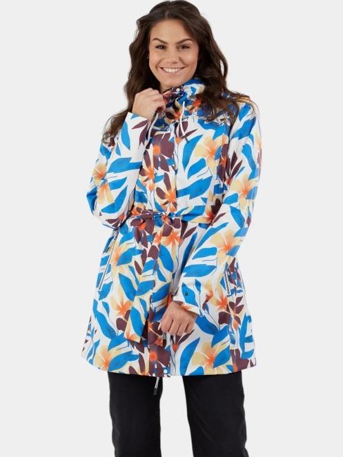 haine de ploaie pt. femei Fundango Regina II Waterproof Trench Jacket albastru 2
