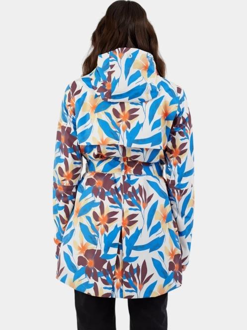 haine de ploaie pt. femei Fundango Regina II Waterproof Trench Jacket albastru 3