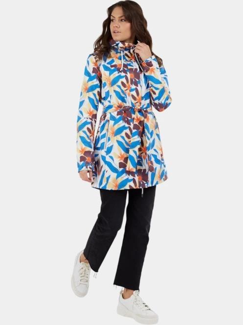 haine de ploaie pt. femei Fundango Regina II Waterproof Trench Jacket albastru 4