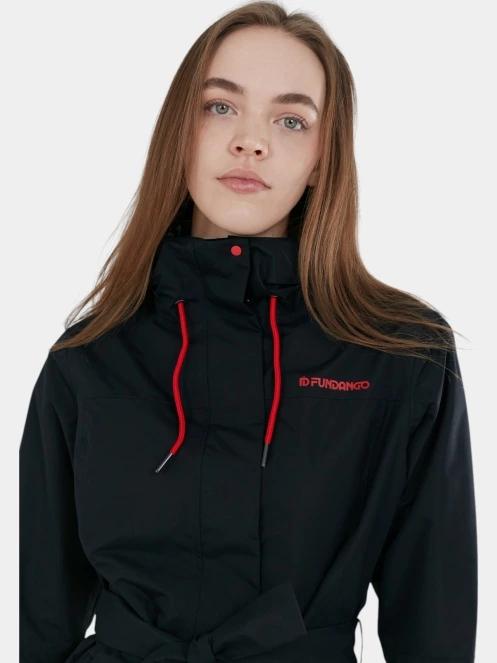 haine de ploaie pt. femei Fundango Regina II Waterproof Trench Jacket albastru inchis 6