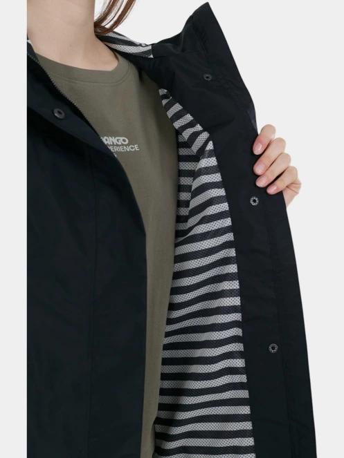 haine de ploaie pt. femei Fundango Regina II Waterproof Trench Jacket albastru inchis 8