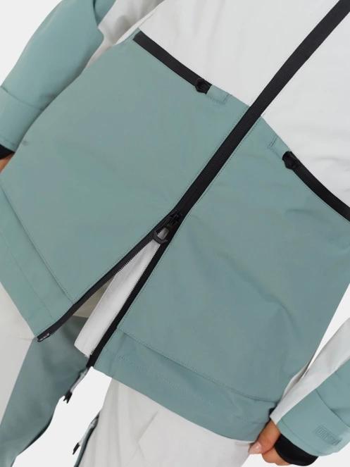 geaca de schi pt. femei Fundango Nashua ECO 3L Allmountain Jacket verde 8