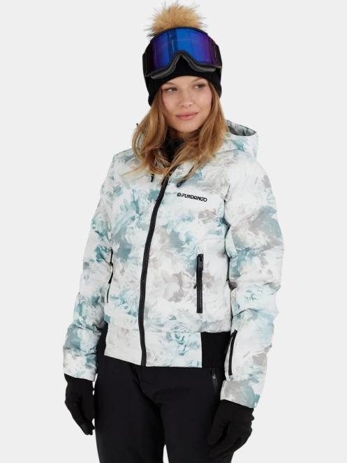 geaca de schi matlasata pt. femei Fundango Zina Padded Jacket alb 2