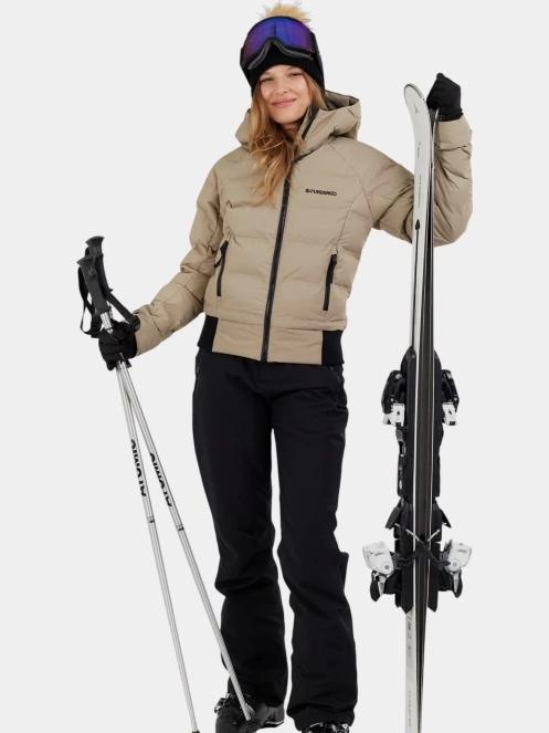 geaca de schi matlasata pt. femei Fundango Zina Padded Jacket nisip 4