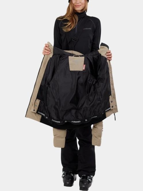 geaca de schi matlasata pt. femei Fundango Zina Padded Jacket nisip 5