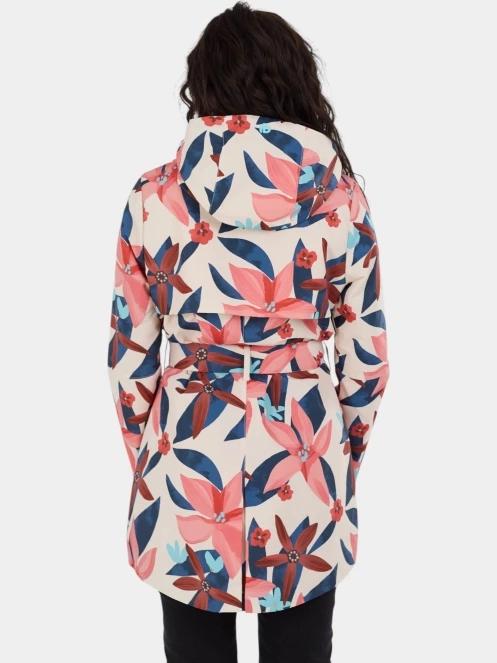 haine de ploaie pt. femei Fundango Regina III Waterproof Trench Jacket nisip 3