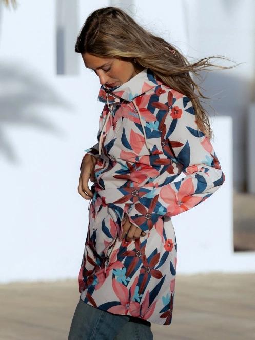 haine de ploaie pt. femei Fundango Regina III Waterproof Trench Jacket nisip 12