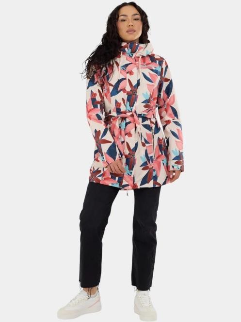 haine de ploaie pt. femei Fundango Regina III Waterproof Trench Jacket nisip 5