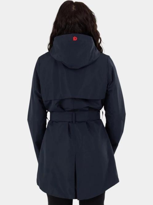 haine de ploaie pt. femei Fundango Regina III Waterproof Trench Jacket albastru inchis 3