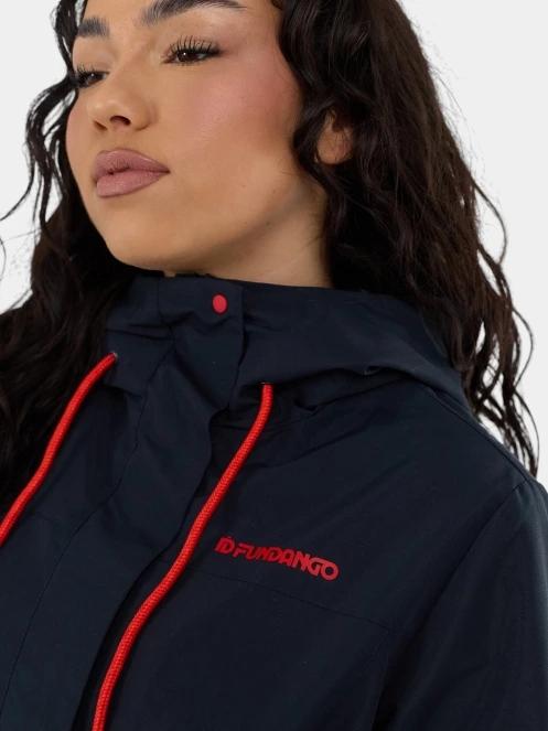 haine de ploaie pt. femei Fundango Regina III Waterproof Trench Jacket albastru inchis 6