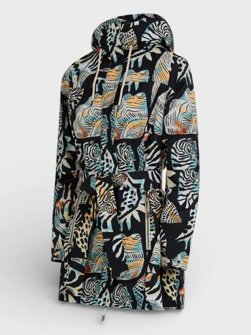 haine de ploaie pt. femei Fundango Regina III Waterproof Trench Jacket negru 9