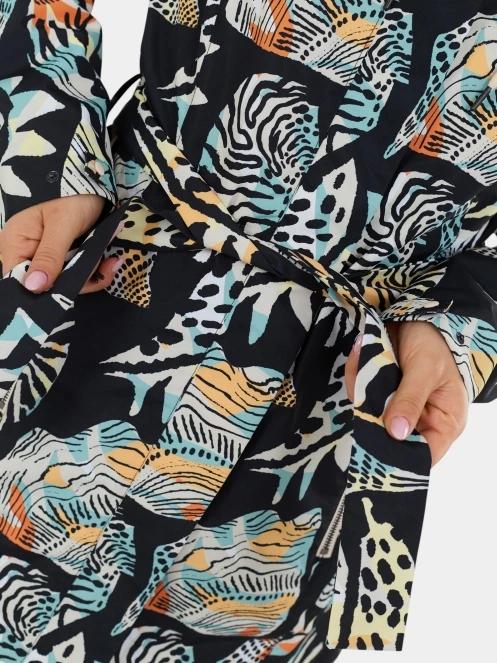 haine de ploaie pt. femei Fundango Regina III Waterproof Trench Jacket negru 5