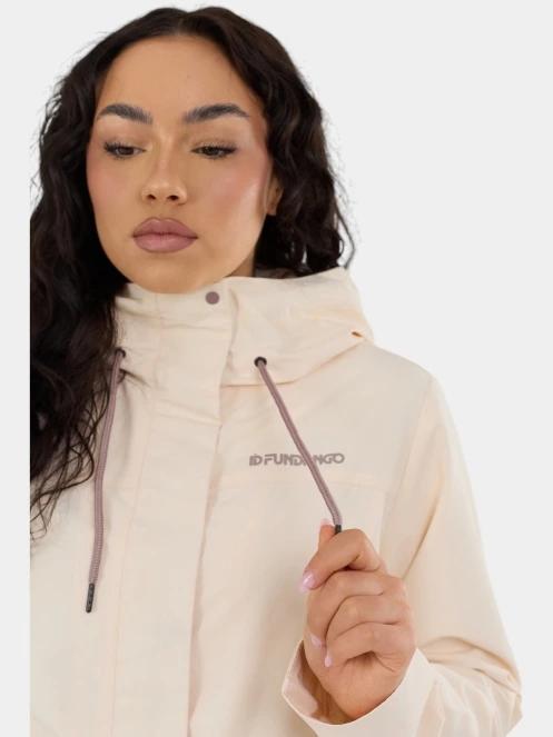 haine de ploaie pt. femei Fundango Regina III Waterproof Trench Jacket nisip 5