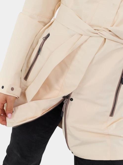 haine de ploaie pt. femei Fundango Regina III Waterproof Trench Jacket nisip 6