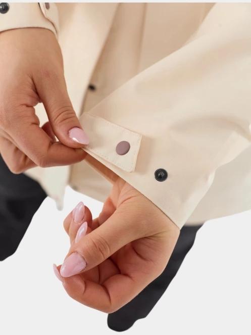 haine de ploaie pt. femei Fundango Regina III Waterproof Trench Jacket nisip 7