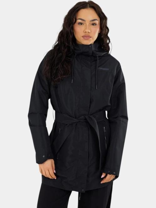 haine de ploaie pt. femei Fundango Regina III Waterproof Trench Jacket negru 2