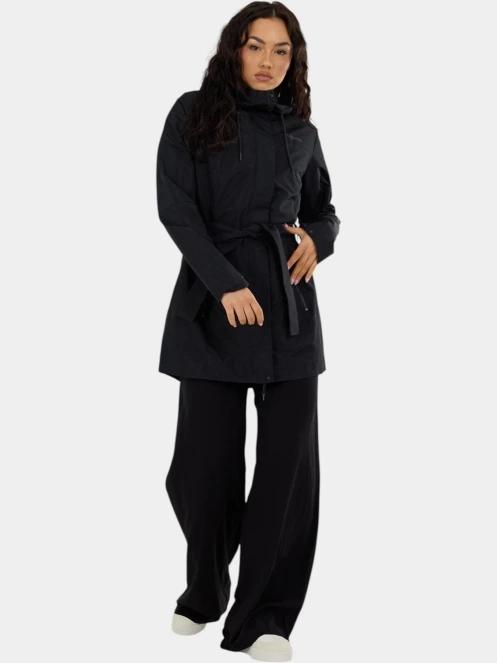 haine de ploaie pt. femei Fundango Regina III Waterproof Trench Jacket negru 4