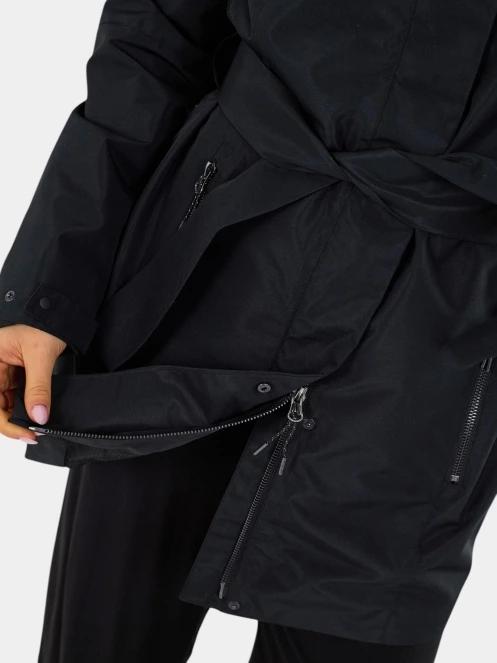 haine de ploaie pt. femei Fundango Regina III Waterproof Trench Jacket negru 9
