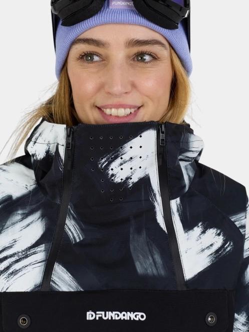 geaca de schi pt. femei Fundango Fayette ECO Anorak negru 8