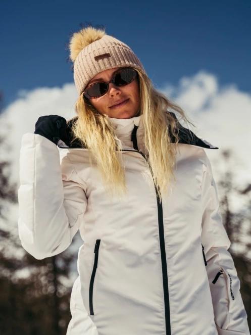 geaca de schi matlasata pt. femei Fundango Moira Padded Jacket nisip 11