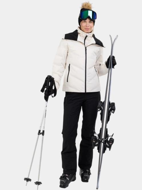 geaca de schi matlasata pt. femei Fundango Moira Padded Jacket nisip 4