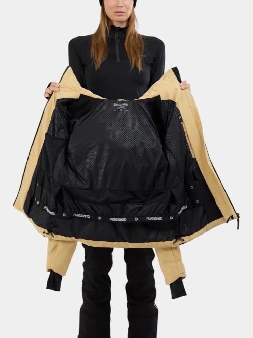 geaca de schi matlasata pt. femei Fundango Moira Padded Jacket nisip 5