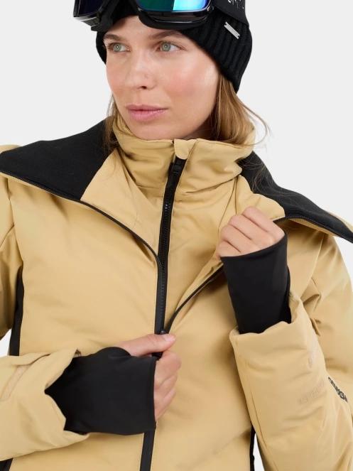 geaca de schi matlasata pt. femei Fundango Moira Padded Jacket nisip 8