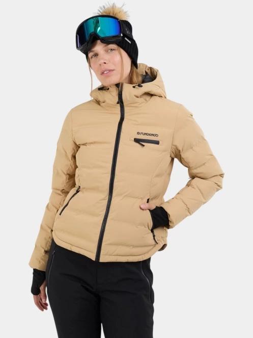 geaca de schi matlasata pt. femei Fundango Rodney Padded Jacket nisip 2