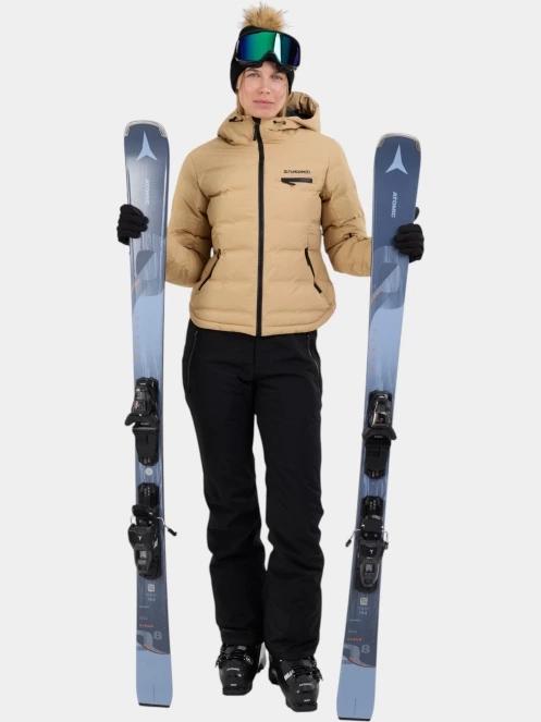 geaca de schi matlasata pt. femei Fundango Rodney Padded Jacket nisip 4