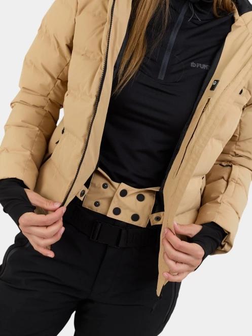 geaca de schi matlasata pt. femei Fundango Rodney Padded Jacket nisip 9