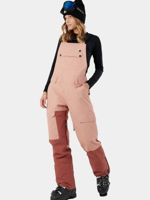 pantaloni de schi pt. femei Fundango Sakura ECO Bib Pants roz 5