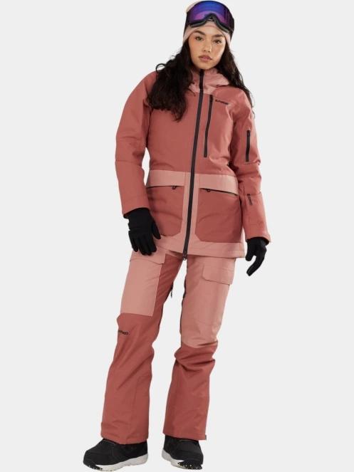 salopeta de schi pt. femei Fundango Sakura ECO Bib Pants roz 4