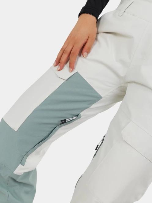 salopeta de schi pt. femei Fundango Sakura ECO Bib Pants verde 9