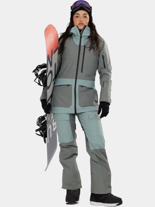 salopeta de schi pt. femei Fundango Sakura ECO Bib Pants verde 4
