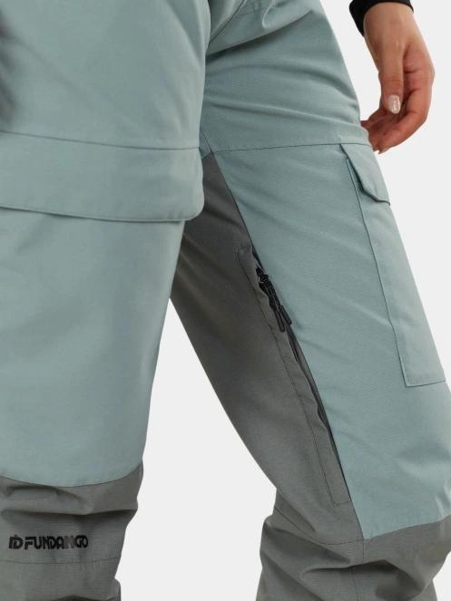 salopeta de schi pt. femei Fundango Sakura ECO Bib Pants verde 7