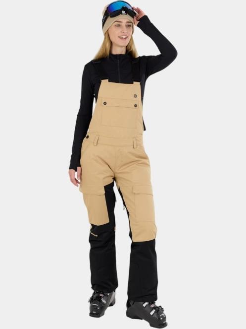 pantaloni de schi pt. femei Fundango Sakura ECO Bib Pants nisip 5