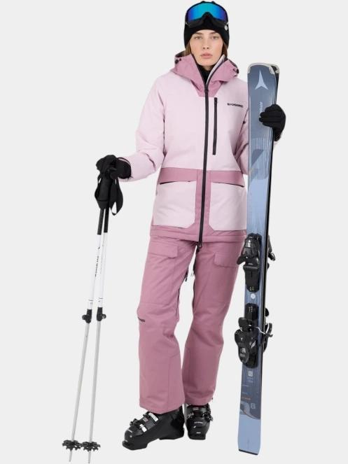 pantaloni de schi pt. femei Fundango Sakura ECO Bib Pants roz 11