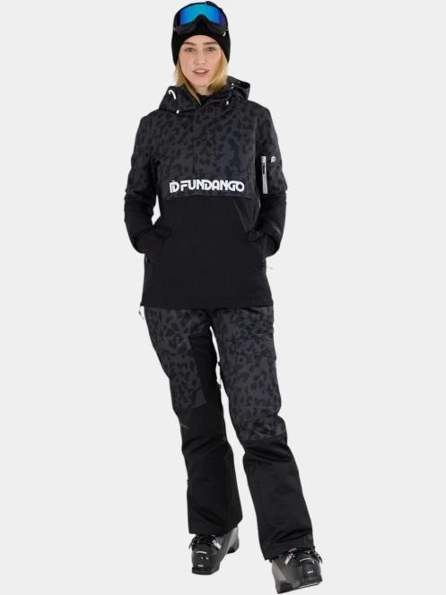 pantaloni de schi pt. femei Fundango Sakura ECO Bib Pants gri 4