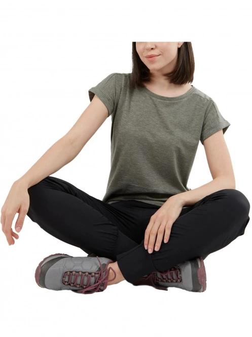 tricou cu maneci scurte pt. femei Fundango Amira T-shirt oliv 5